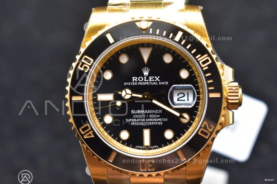 VS3235 Steel Ceramic YG VSF LN 1:1 904L Black Submariner Edition Best 126618 0117